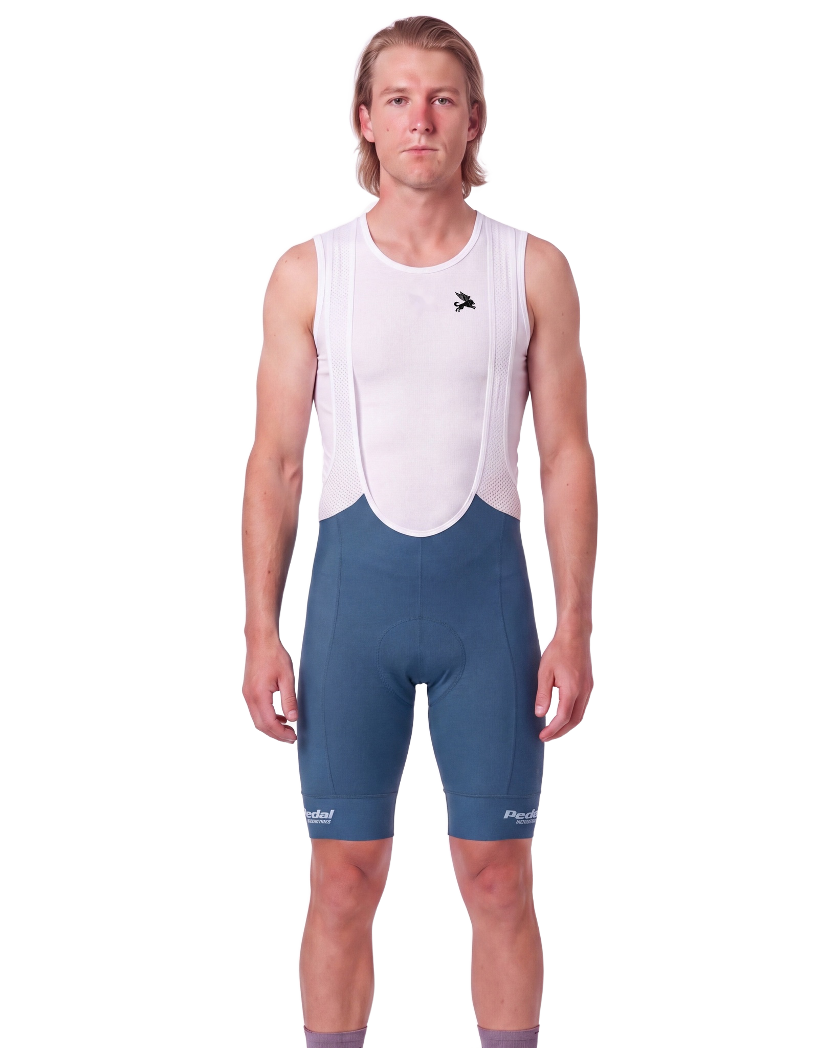 Seafoam Chroma MEN'S PRO LEVEL BIB ISD - front, on model