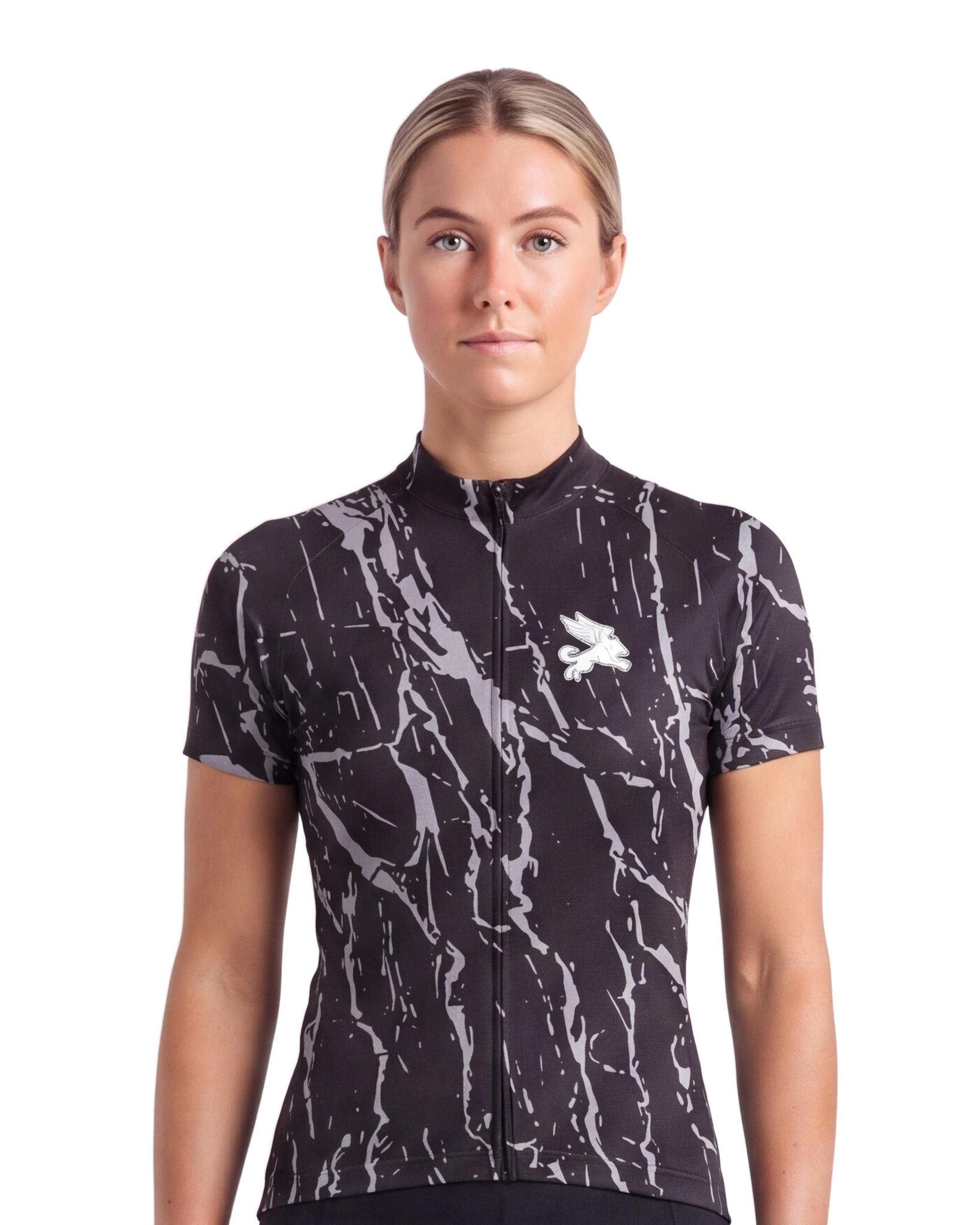Stealth Splatter WOMEN'S PRO JERSEY ISD - front, on model