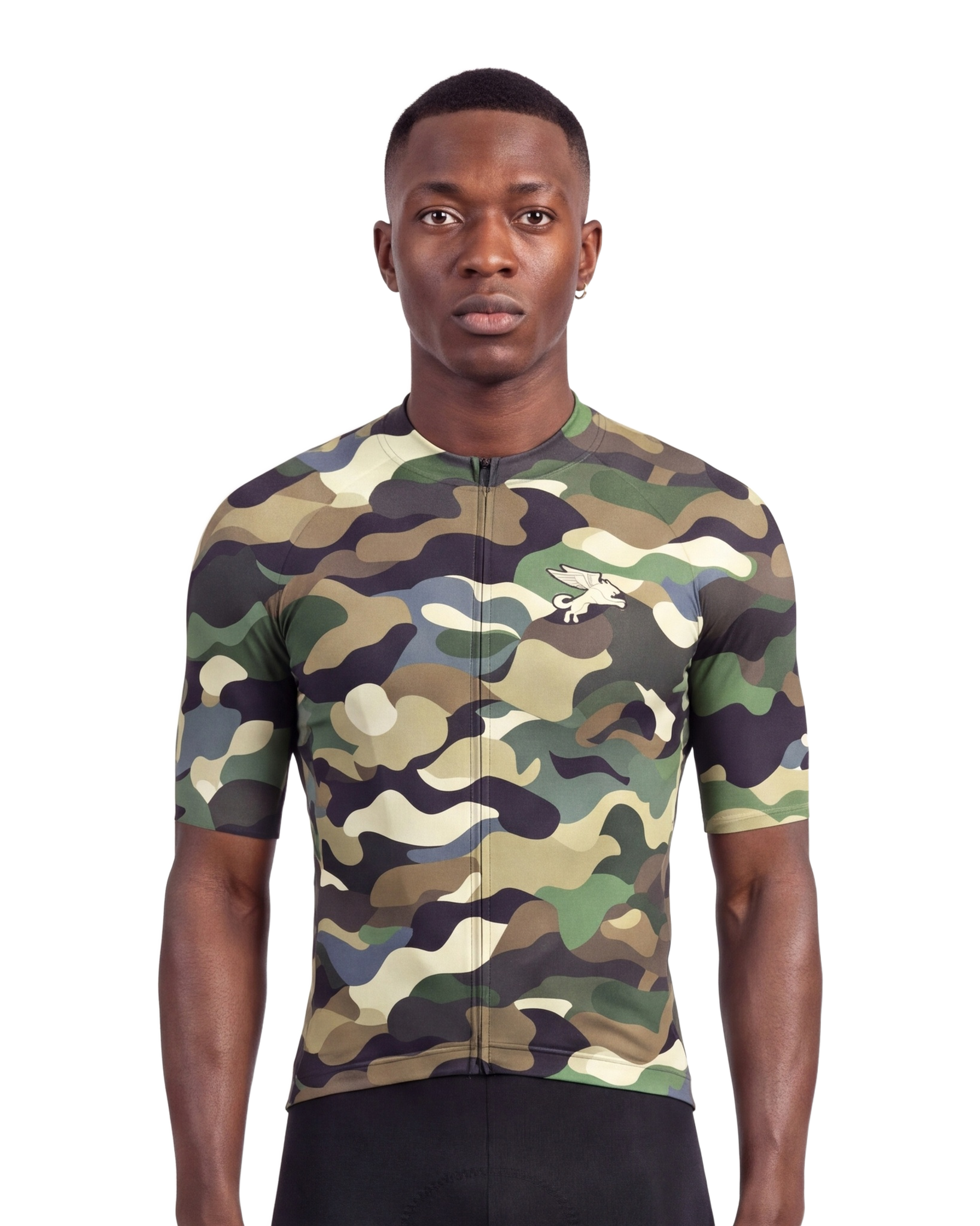 SWAMP CAMO MEN'S PRO JERSEY ISD - front, on model