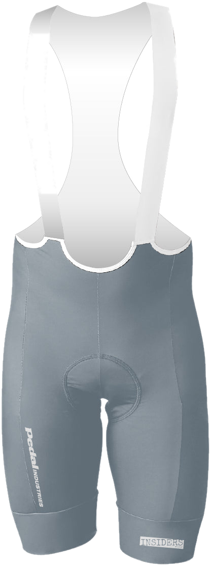 Light Blue PEDAL Insiders 2027 MEN'S PRO LEVEL BIB ISD - flat product view pdp-last