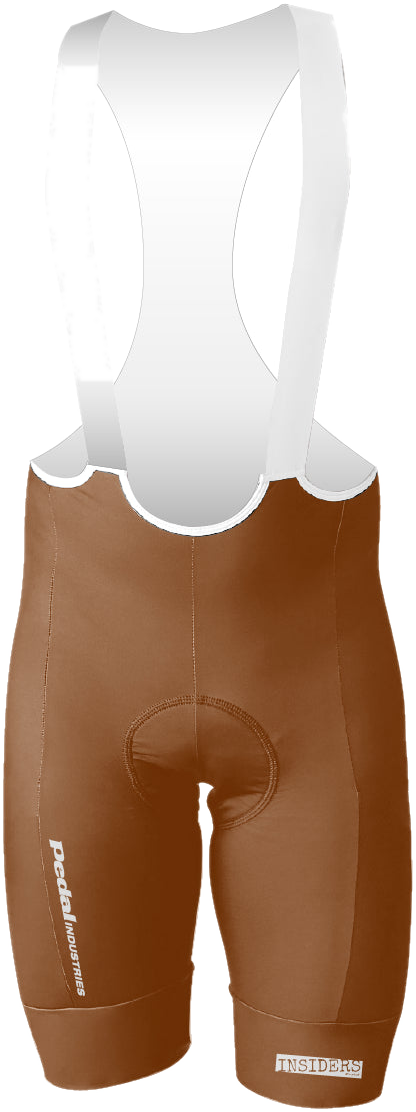 Orange PEDAL Insiders 2027 MEN'S PRO LEVEL BIB ISD - flat product view pdp-last