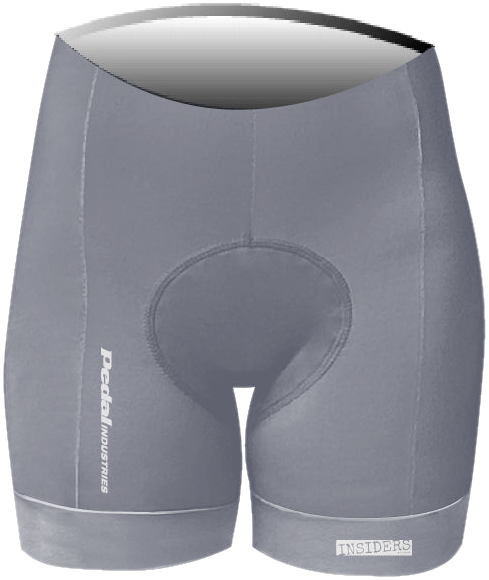 Light Lavender PEDAL Insiders 2027 WOMEN'S PRO BIB 2.5 ISD (NO STRAPS) - flat product view pdp-last