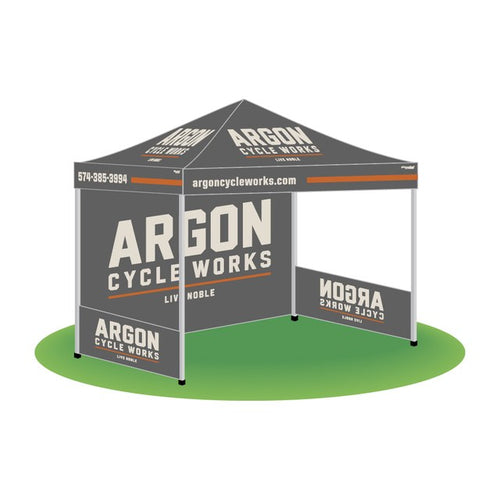 Custom canopies designed for a team