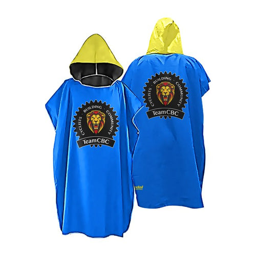 Custom changing ponchos designed for a team
