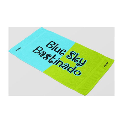 Custom towels designed for a team
