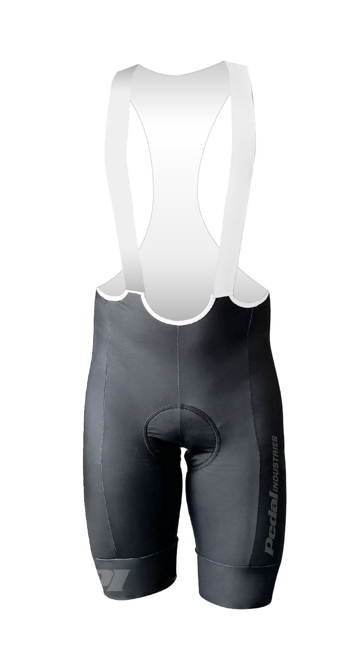 All Black PEDAL Insiders P/I Raceday MEN'S PRO LEVEL BIB ISD