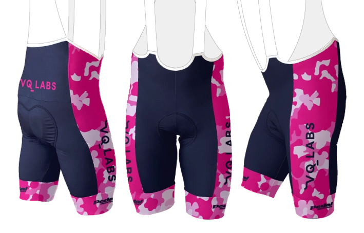 VISION QUEST 2024 PRO BIB PINK CAMO - Ladies