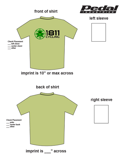 1811 Cycling 2022 T-Shirt Yellow Green