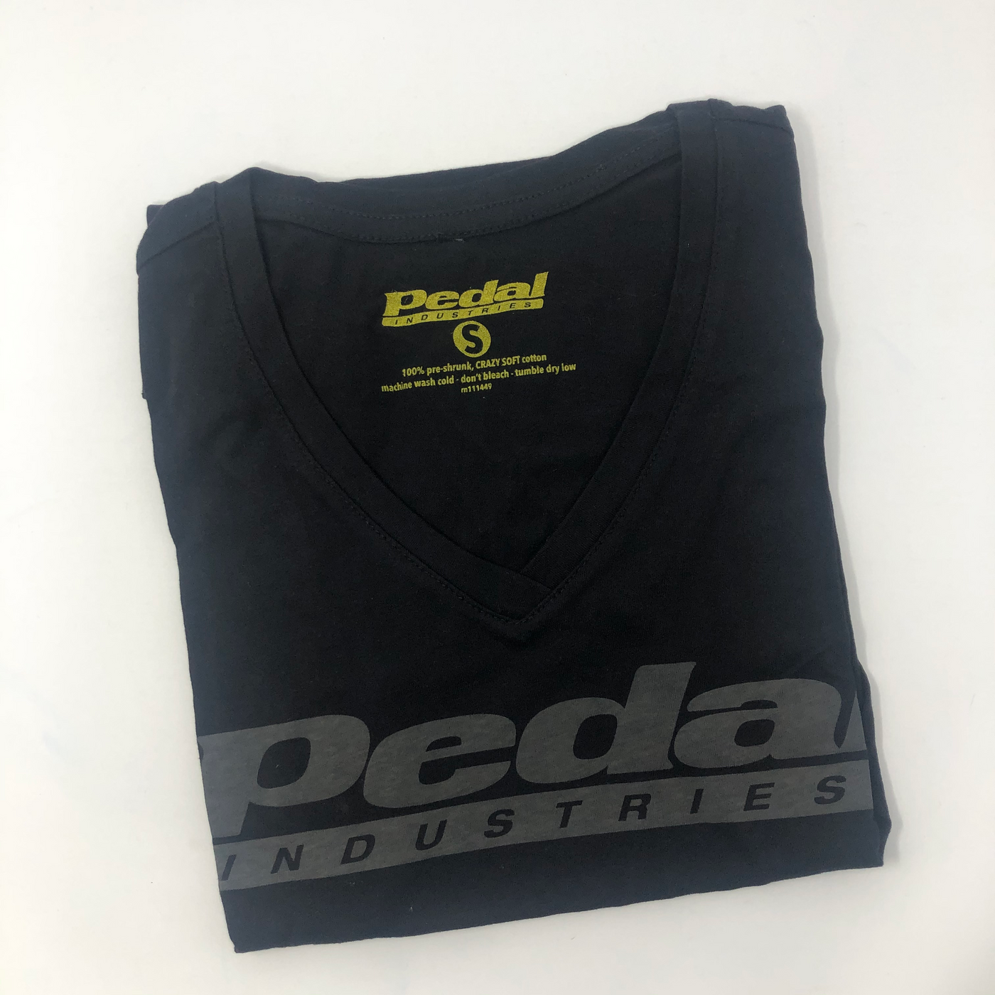 Classic PEDAL logo - ladies - white and black