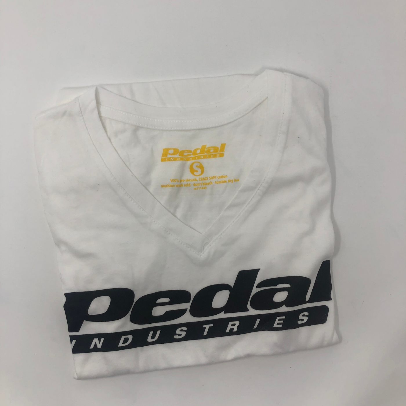 Classic PEDAL logo - ladies - white and black