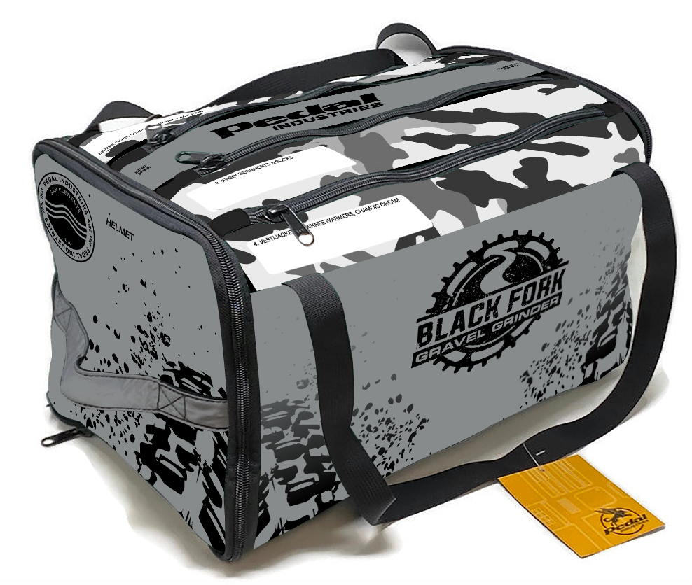 Black Fork Gravel Grinder 2022 RACEDAY BAG™ Gray