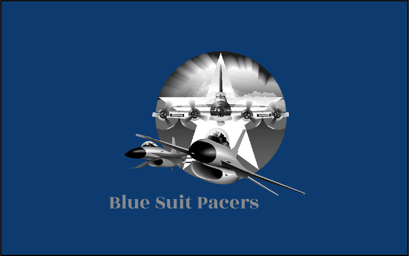 Blue Suit Pacers 06-2019 RACEDAY BAG