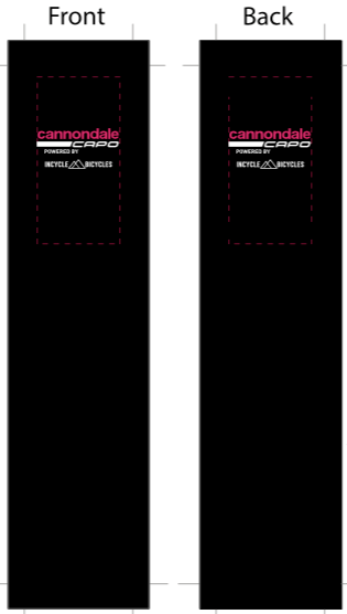 Cannondale '19 Black SUBLIMATED SOCK - SHIPS IN ABOUT 4 WEEKS