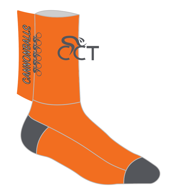 Cannonballs Cycling Team 2022 SUBLIMATED SOCK