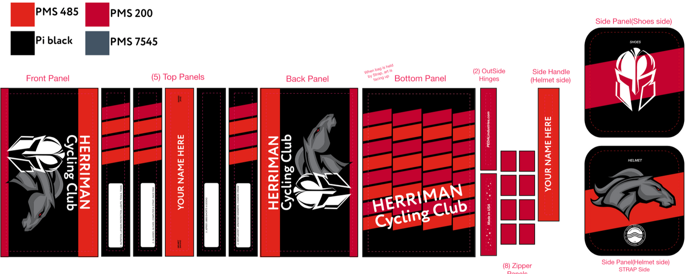 HERRIMAN CYCLING CLUB RACEDAY BAG
