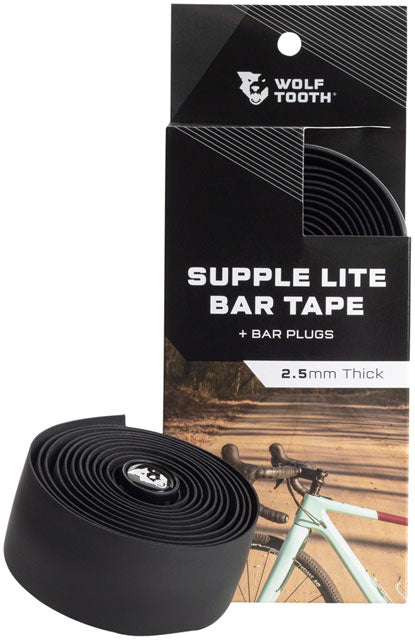 BikeShop - Wolf Tooth Supple Lite Bar Tape - Black