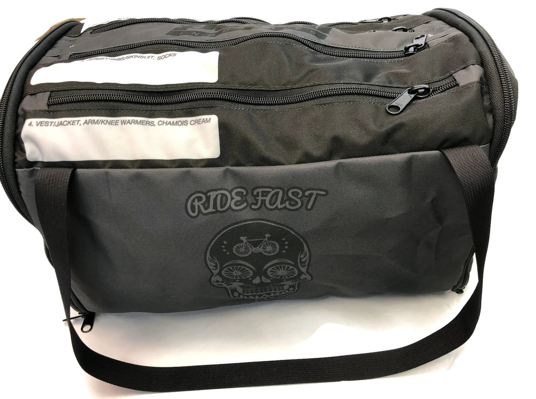 RIDE FAST OR DIE RaceDay Bag™ - STEALTH – PEDAL Industries