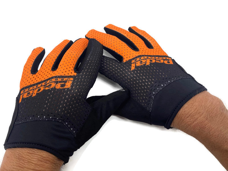 SuperLight Race Gloves - Black and Orange - CLOSE OUT
