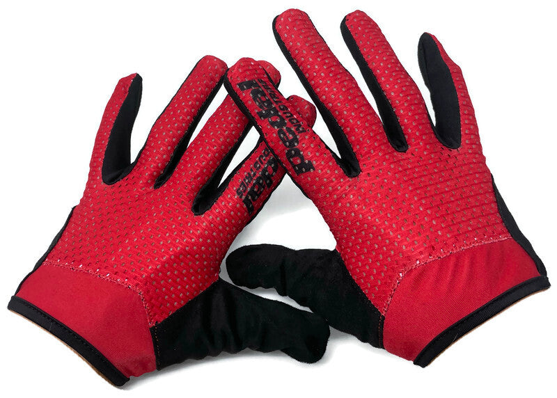 All RED SUPERLIGHT FULL-FINGER GLOVES ISD