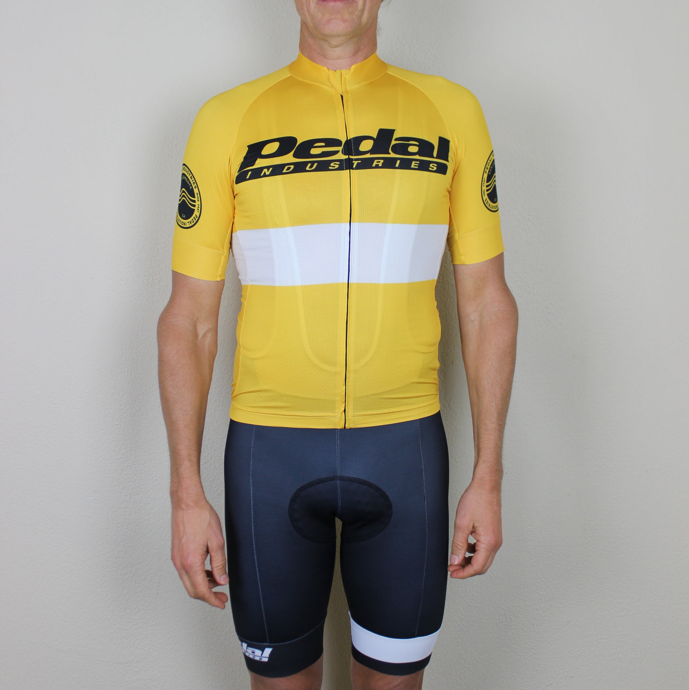 PEDAL industries '19 Team PRO JERSEY 2.0 SHORT SLEEVE - YELLOW