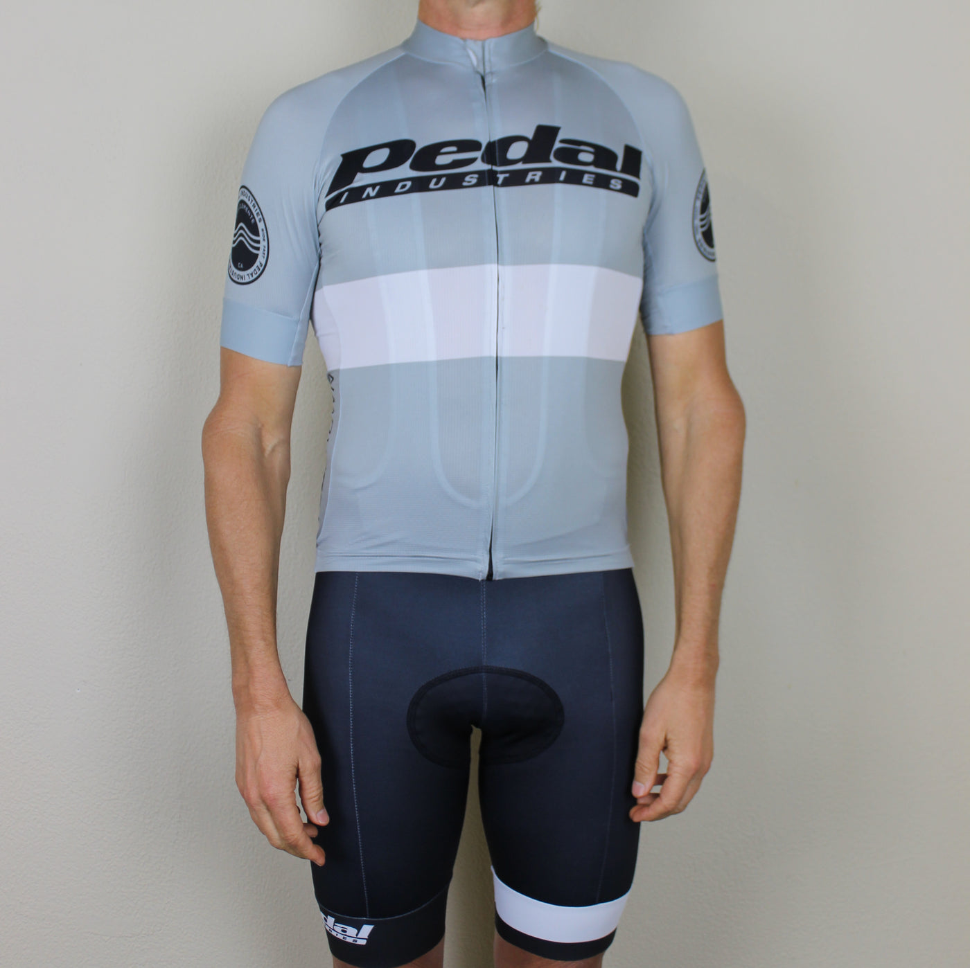 PEDAL industries '19 Team PRO JERSEY 2.0 SHORT SLEEVE - GRAY