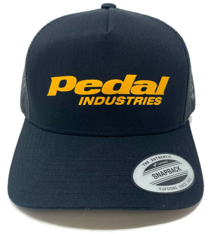 Classic PEDAL industries Gold Logo Trucker