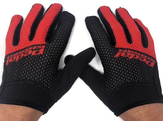 SuperLight Race Gloves - Black and Red - CLOSE OUT