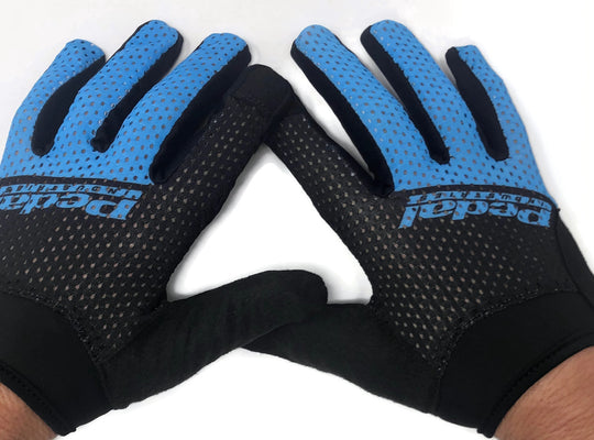 SuperLight Race Gloves - Black and Blue - CLOSEOUT