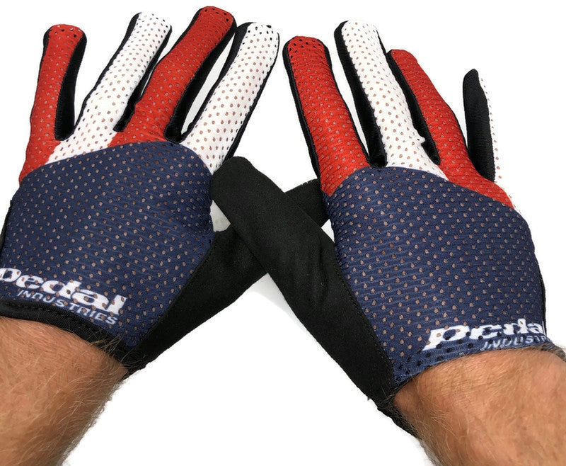 Patriotic SUPERLIGHT FULL-FINGER GLOVES - ISD