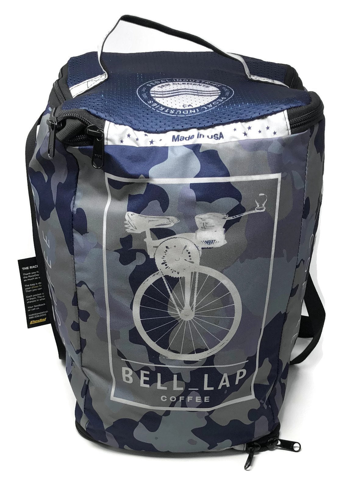 Bell Lap Coffee - new colors - RACEDAY BAG - ships in about 3 weeks