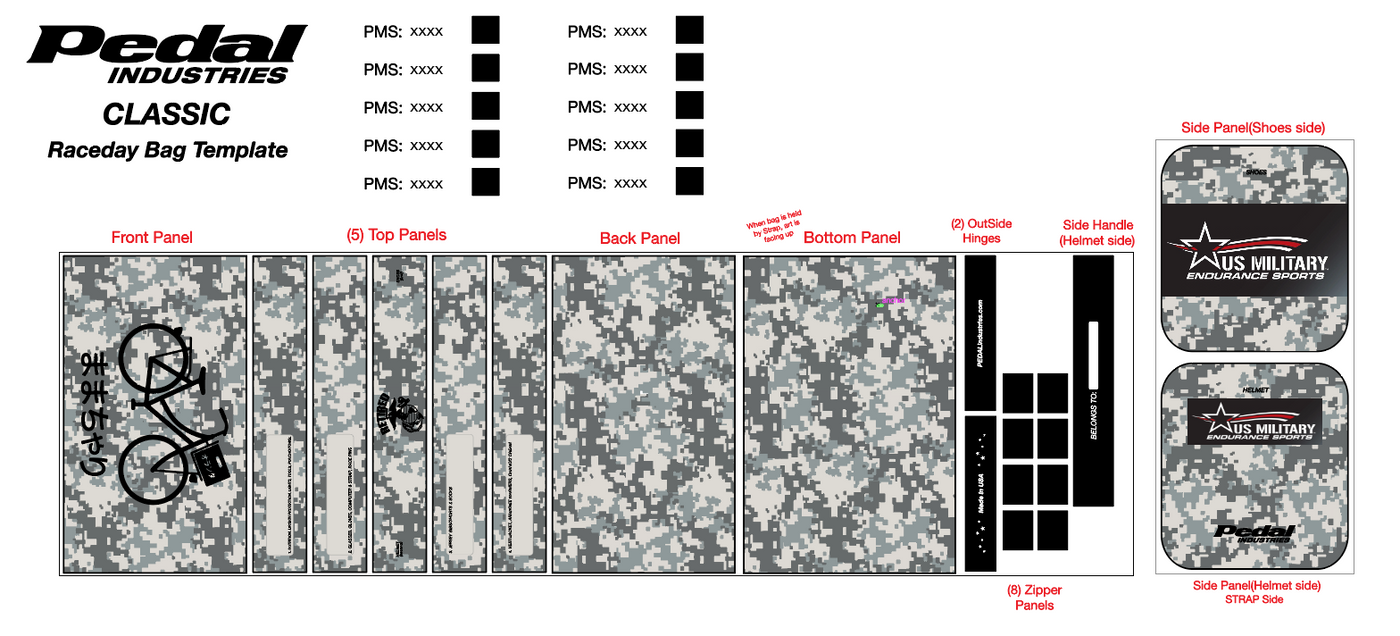 US Military Endurance 2022 RACEDAY BAG™ CAMO - JOE's