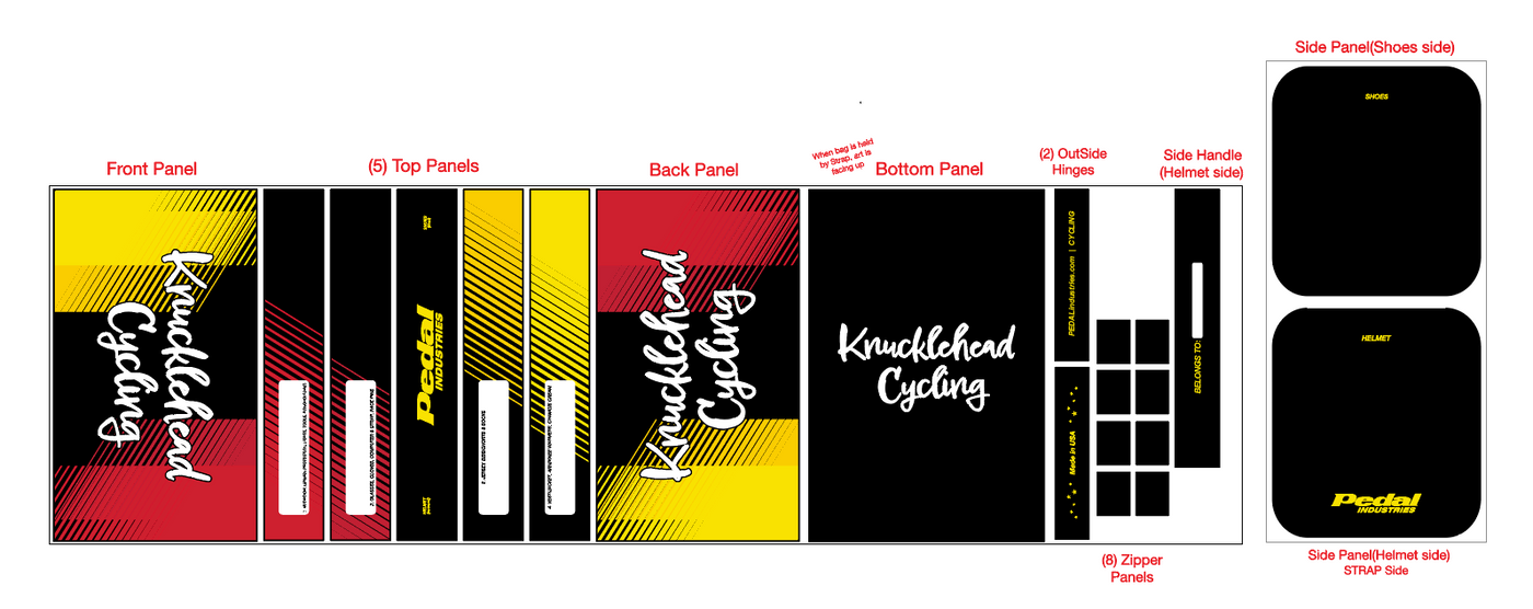 Knucklehead Cycling 2023 RACEDAY BAG™
