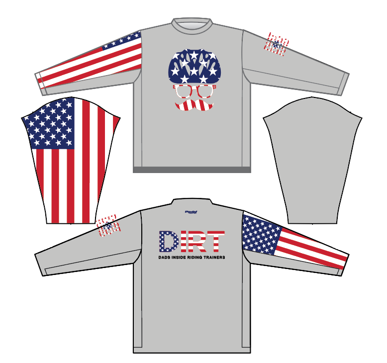 Dirt Dad Fund 2022 MTB JERSEY Nations Collection - USA