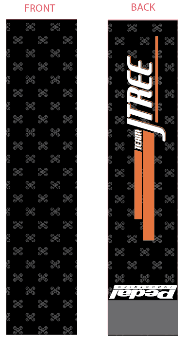 JTREE SUBLIMATED SOCK - SHIPS IN ABOUT 3 WEEKS