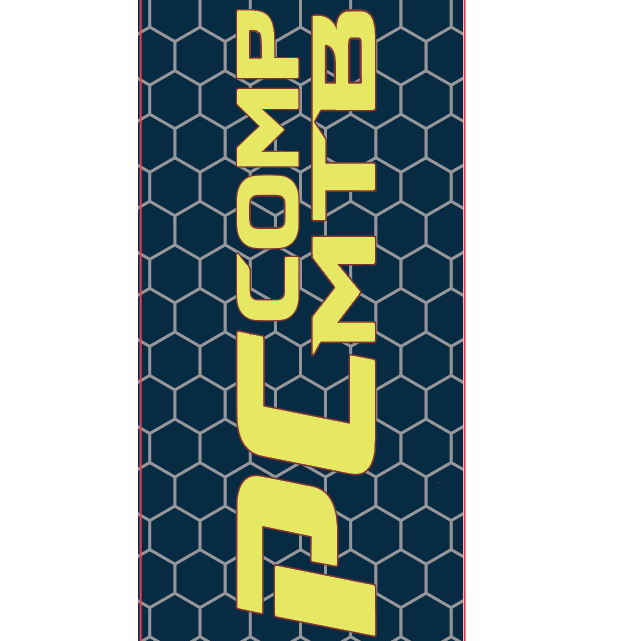 PAULDING COUNTY COMP MTB SUBLIMATED SOCK - SHIPS IN ABOUT 3 WEEKS
