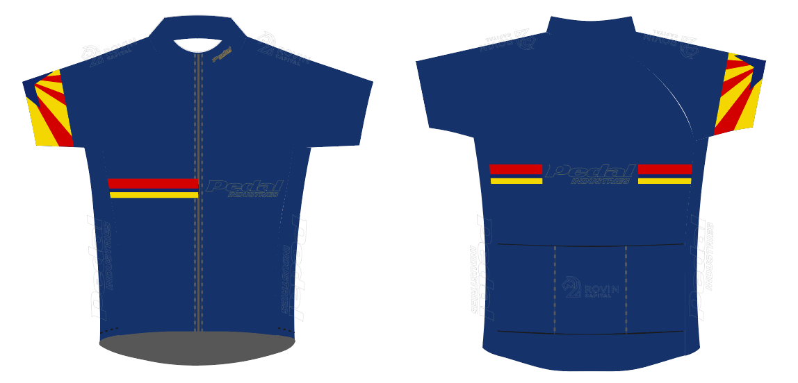 Electric Blue Pedal AZ Ambassadors 05-2020 PRO JERSEY 2.0 SHORT SLEEVE