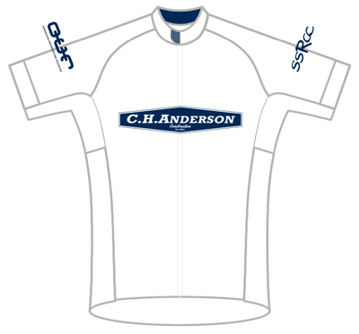 WHITE Anderson Construction PRO JERSEY 2.0 SHORT SLEEVE