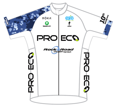 WHITE PRO ECO SPEED JERSEY SHORT SLEEVE MENS AND LADIES