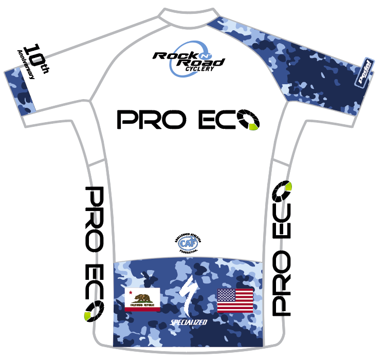 WHITE PRO ECO SPEED JERSEY SHORT SLEEVE MENS AND LADIES