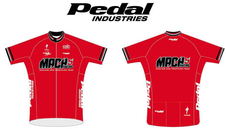 Mach5 RED JERSEY MENS AND WOMENS