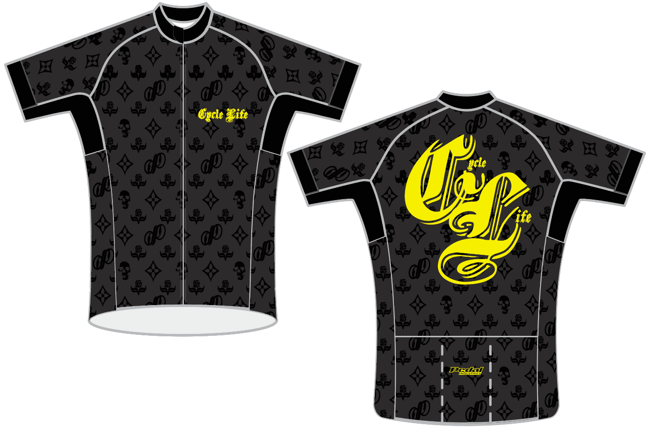 Jose Of Incubus BLACK/YELLOW  PRO JERSEY 2.0