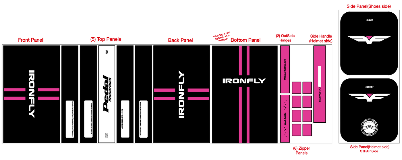 Ironfly PINK RACEDAY BAG™