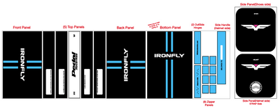 Ironfly BLUE RACEDAY BAG™