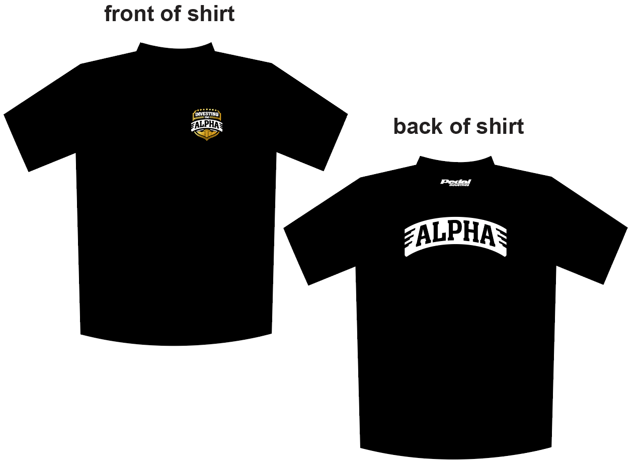 Investing In Alpha  SUBLIMATED T-SHIRT (Tech T)