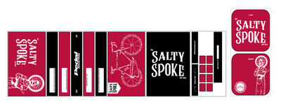 Salty Spoke 2022 RACEDAY BAG™ RED