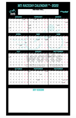Watts Cycling Studio 2022 RACEDAY™ CALENDAR