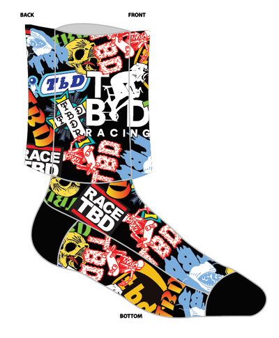 TBD Racing 2023 SUBLIMATED SOCK