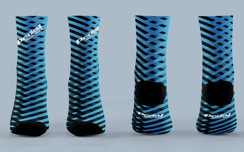 PEDAL Industries Race Team 2023 SUBLIMATED SOCK