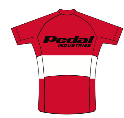 PEDAL industries '19 Team PRO JERSEY 2.0 SHORT SLEEVE - RED