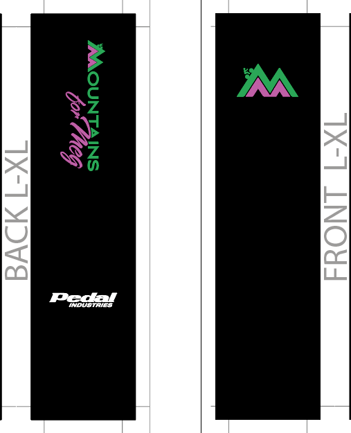 Mountains For Meg 10-2019 SUBLIMATED SOCK